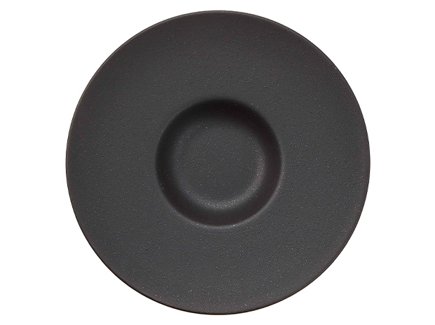 26cm平型スープ黒曜